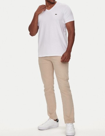 
						Tricou Lacoste, alb