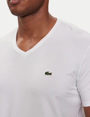 Tricou Lacoste, alb