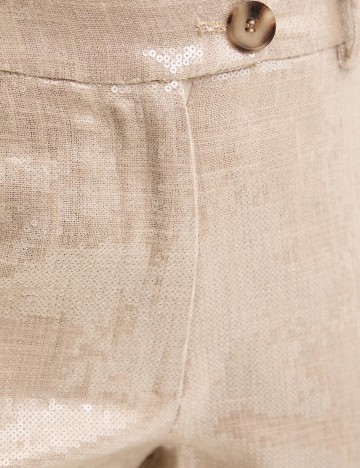 Pantaloni Silvian Heach, crem