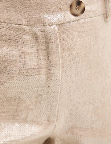 Pantaloni Silvian Heach, crem