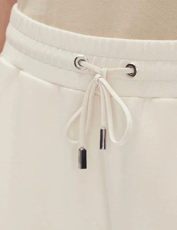 Pantaloni BOSS, ecru