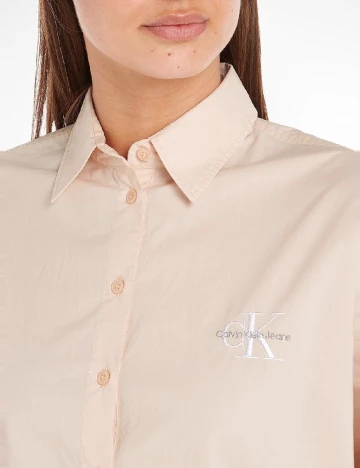 Camasa Calvin Klein Jeans, crem
