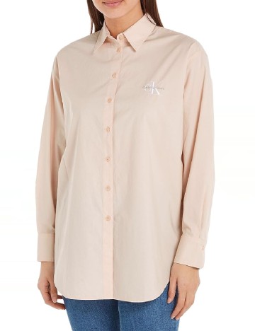 
						Camasa Calvin Klein Jeans, crem