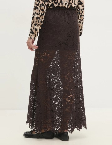 Fusta Answear LAB, maro