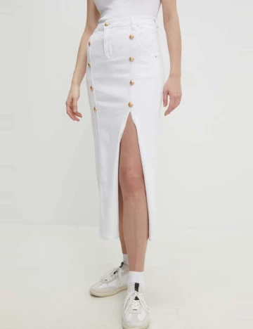 Fusta Answear LAB, alb