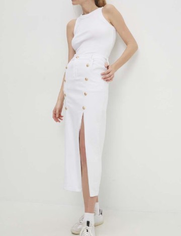 Fusta Answear LAB, alb