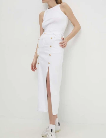 Fusta Answear LAB, alb