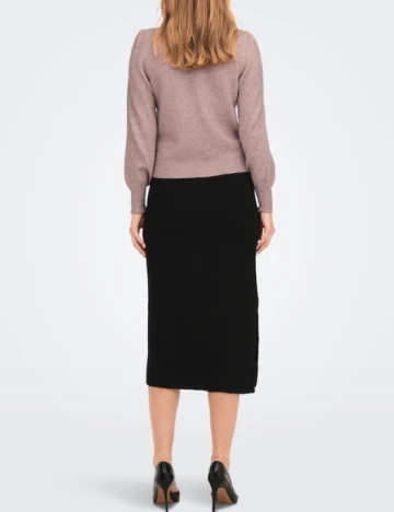 Bluza Jacqueline de Yong, roz pudra inchis