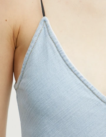 Rochie lunga forte_forte, bleu