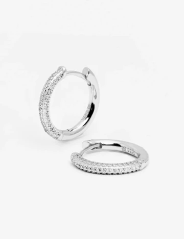 Cercei ANIA KRUK, argintiu