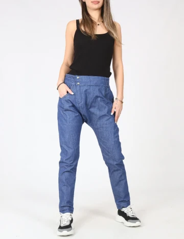 Pantaloni Zara, albastru