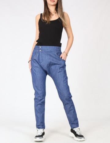 
						Pantaloni Zara, albastru