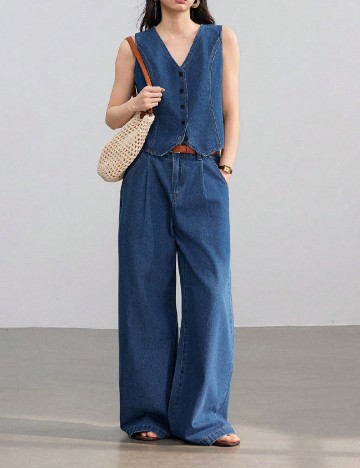 
						Compleu Dazy, albastru