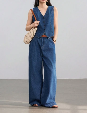 Compleu Dazy, albastru