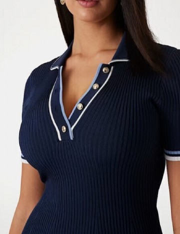 Rochie scurta Guess, bleumarin