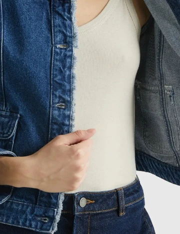 Jacheta United Colors, albastru