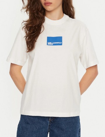 
						Tricou KARL LAGERFELD, alb