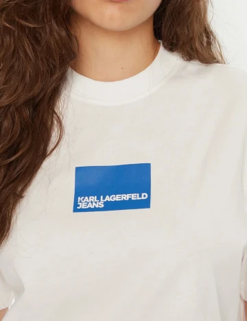 Tricou KARL LAGERFELD, alb