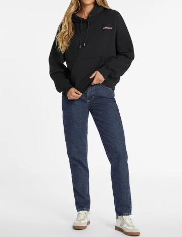 Hanorac Oversize Guess Jeans, negru