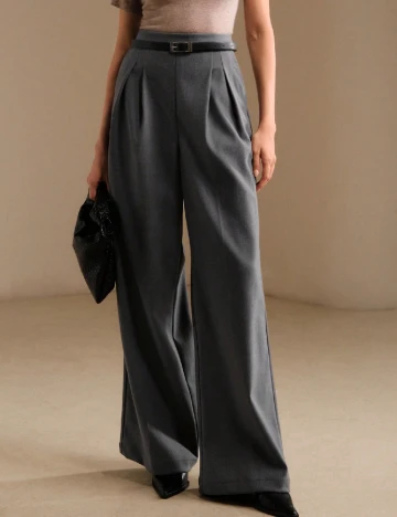 Pantaloni Anewsta, gri