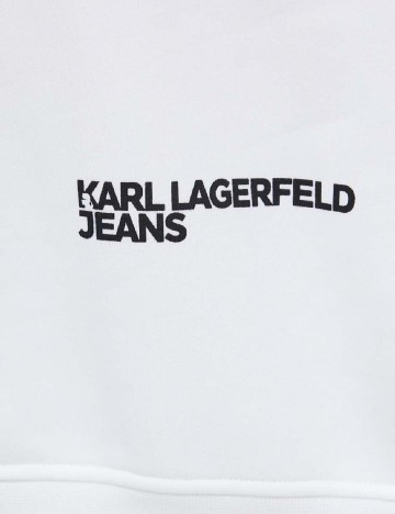 Bluza Karl Lagerfeld Jeans, alb