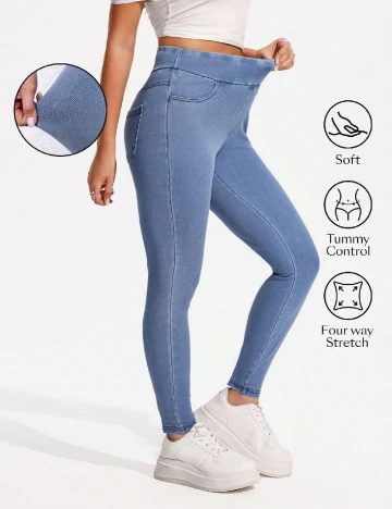 Colanti SHEIN, albastru