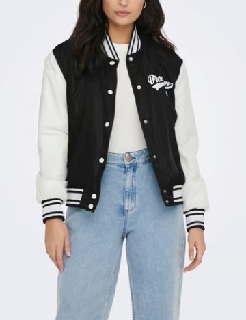 
						Jacheta Only, negru/alb