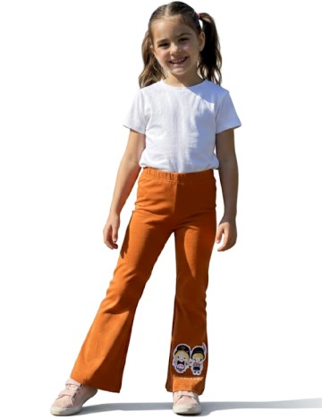 
						Pantaloni Zara, portocaliu