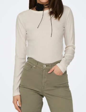 Bluza Jacqueline de Yong, crem