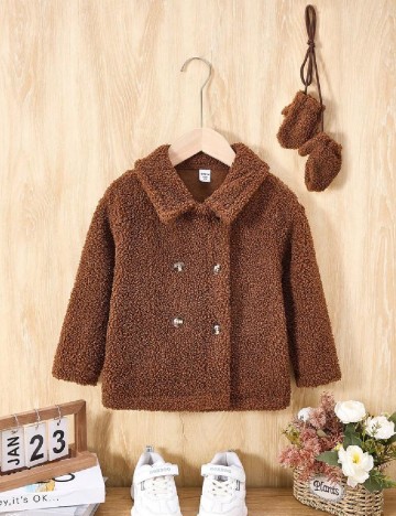 
						Palton Shein Kids, maro