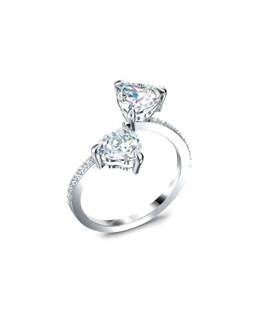 
						Inel Attract Soul placat cu rodiu Swarovski, argintiu