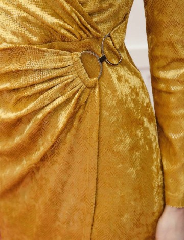 Rochie medie MOTF, galben