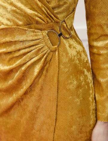 Rochie medie MOTF, galben