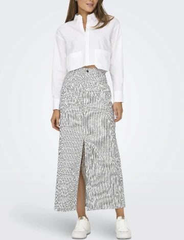 Fusta Only, alb/negru