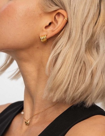 
						Cercei ANIA KRUK, auriu