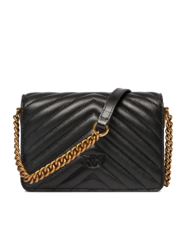 Geanta Love Click Mini PINKO, negru