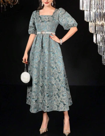 Rochie lunga SHEIN, albastru