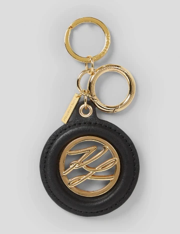 Breloc KARL LAGERFELD, negru/auriu