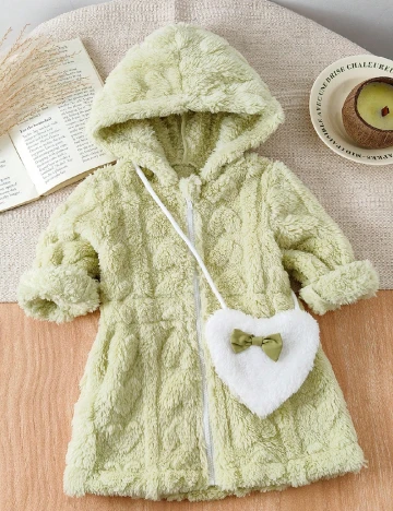 Jacheta Shein Kids, verde