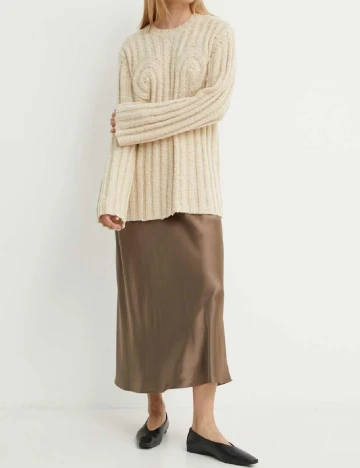 Pulover Oversize By Malene Birger, bej