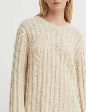 Pulover Oversize By Malene Birger, bej