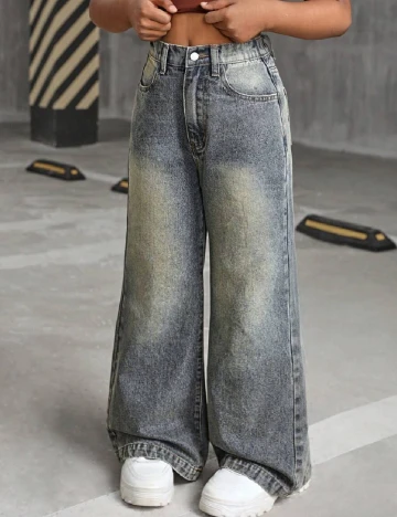 Blugi Shein Kids, albastru