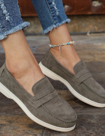 
						Mocasini SHEIN, verde