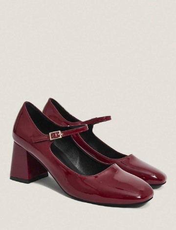 
						Pantofi SHEIN, visiniu