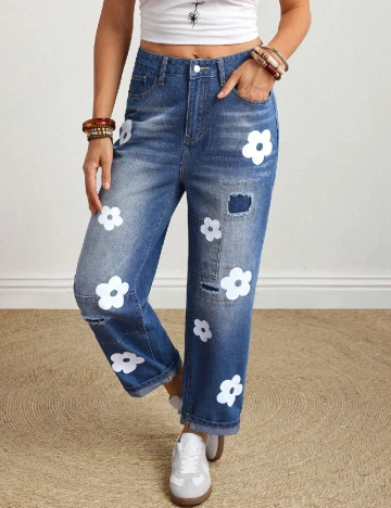 Blugi SHEIN, albastru