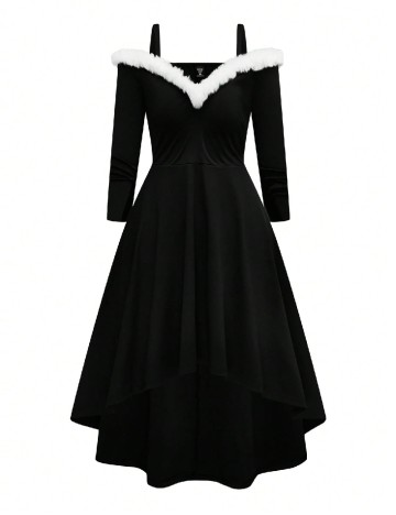 
						Rochie medie SHEIN CURVE, negru