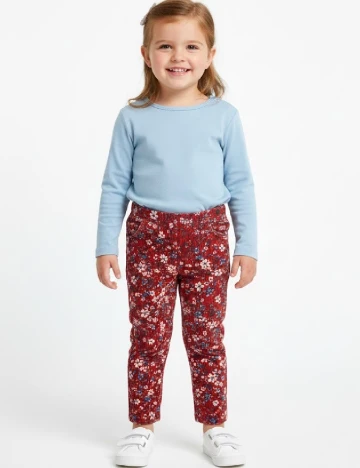 Pantaloni Zara, rosu