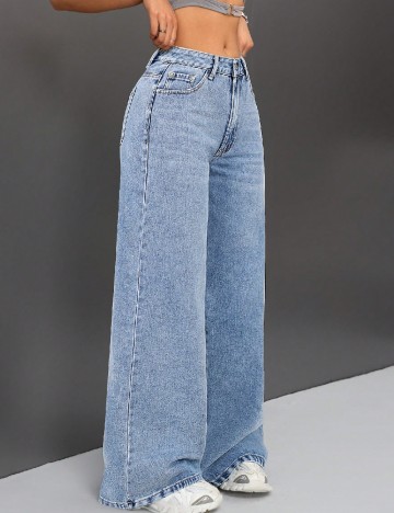 
						Blugi SHEIN, albastru