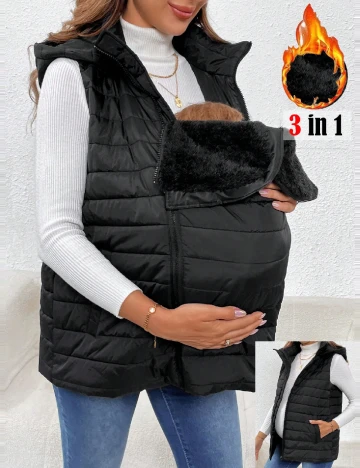 Vesta SHEIN Maternity, negru