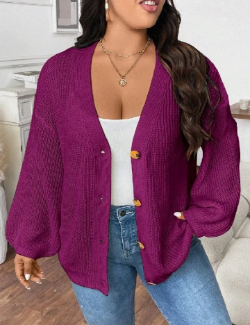 Cardigan SHEIN CURVE, mov